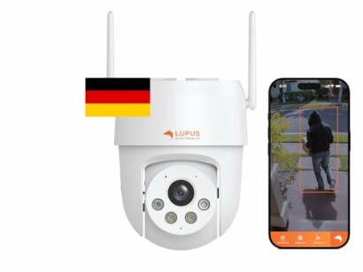 Kabellose Überwachungskamera mit Smartphone-App.